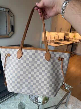 Louis Vuitton Damier Azur Neverfull MM